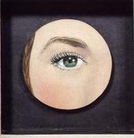 Magritte, Rene - painted object eye